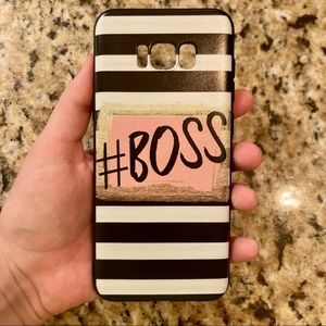 #Boss Samsung Galaxy S8+ phone case